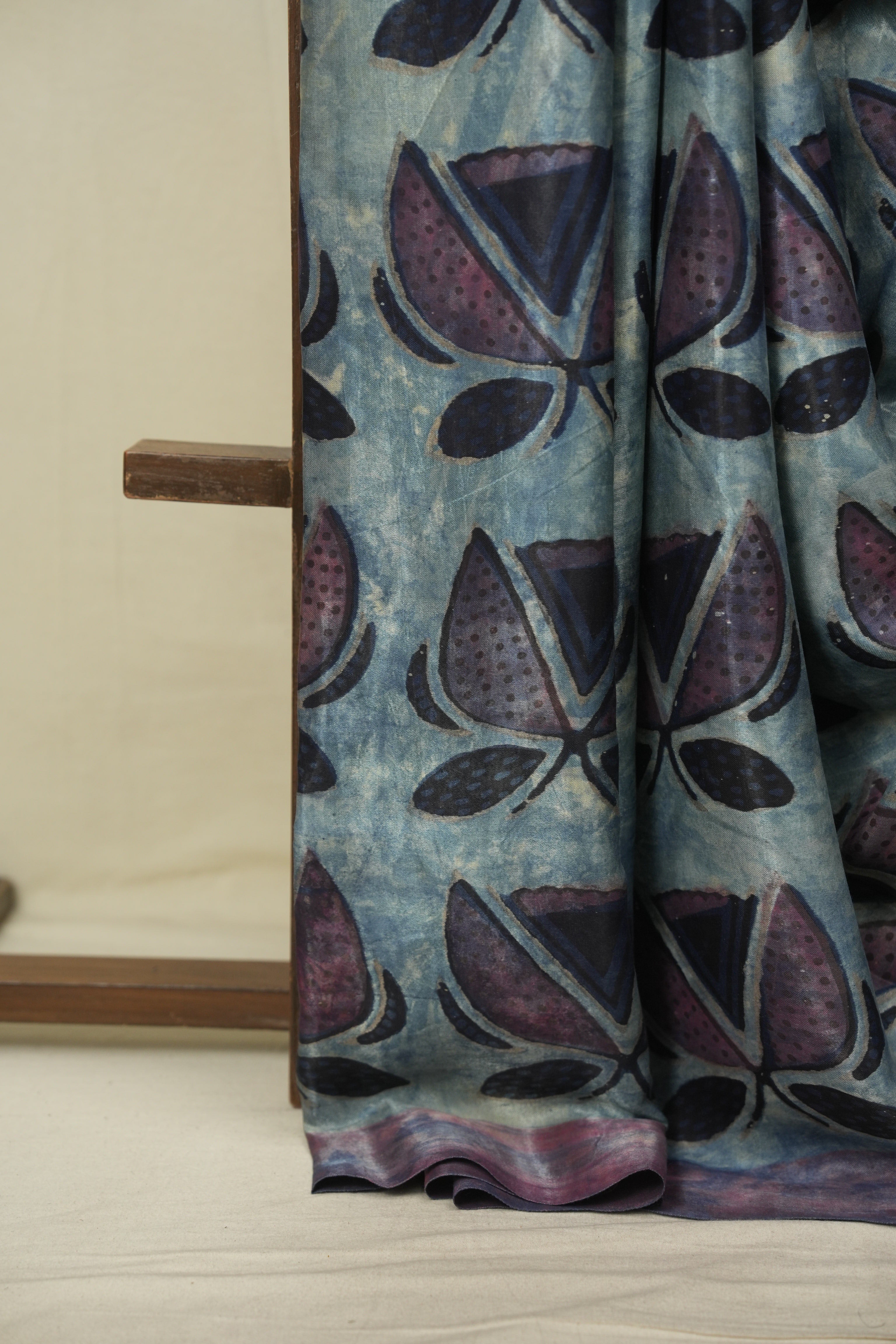 Blue HBP Modal Silk Saree - SRBMSS723