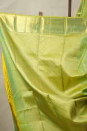 Pista Green Kanjivaram Silk Saree - SRPGKSS1006