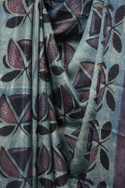 Blue HBP Modal Silk Saree - SRBMSS723