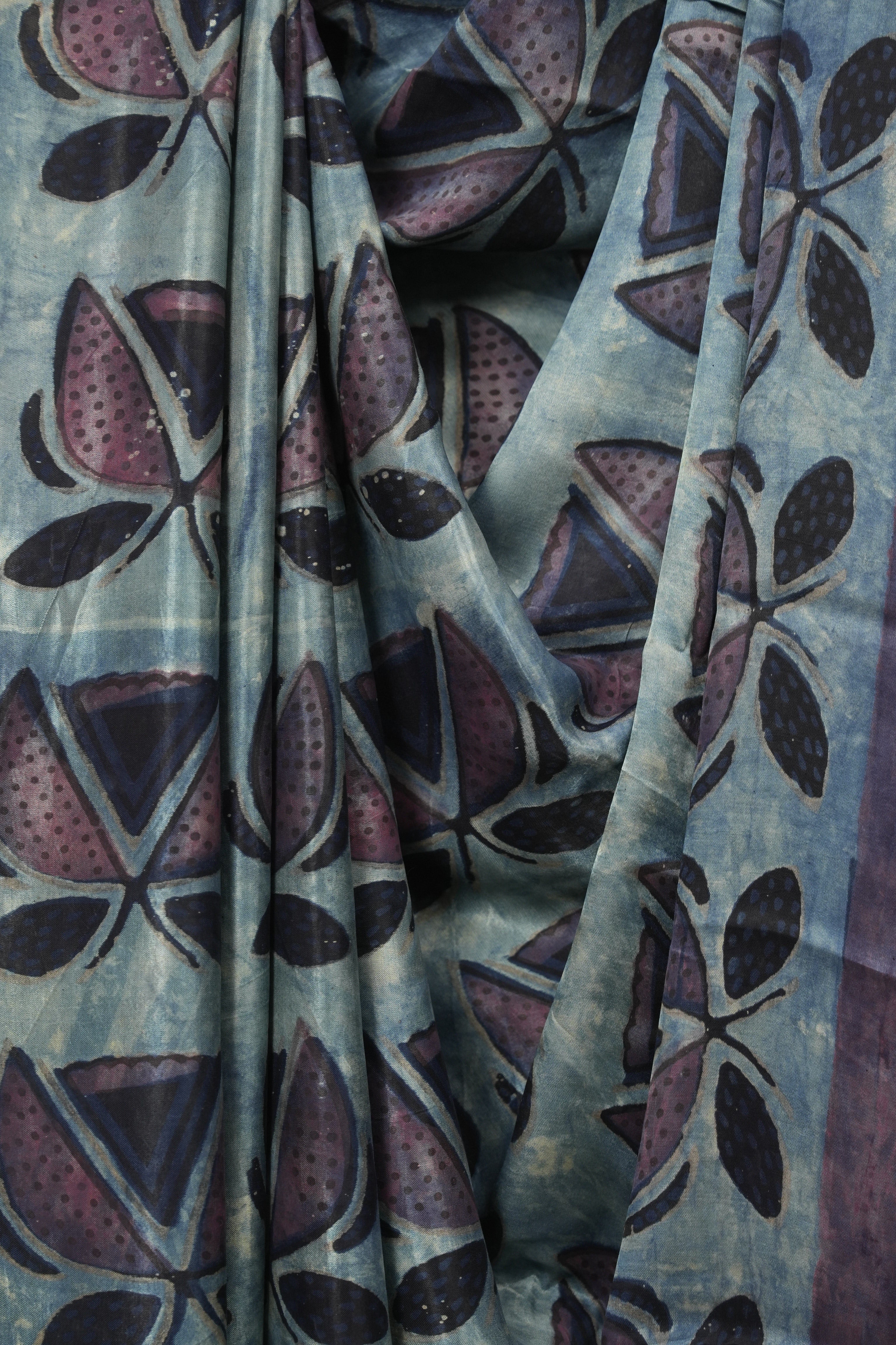 Blue HBP Modal Silk Saree - SRBMSS723