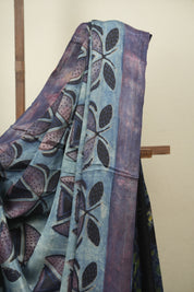 Blue HBP Modal Silk Saree - SRBMSS723