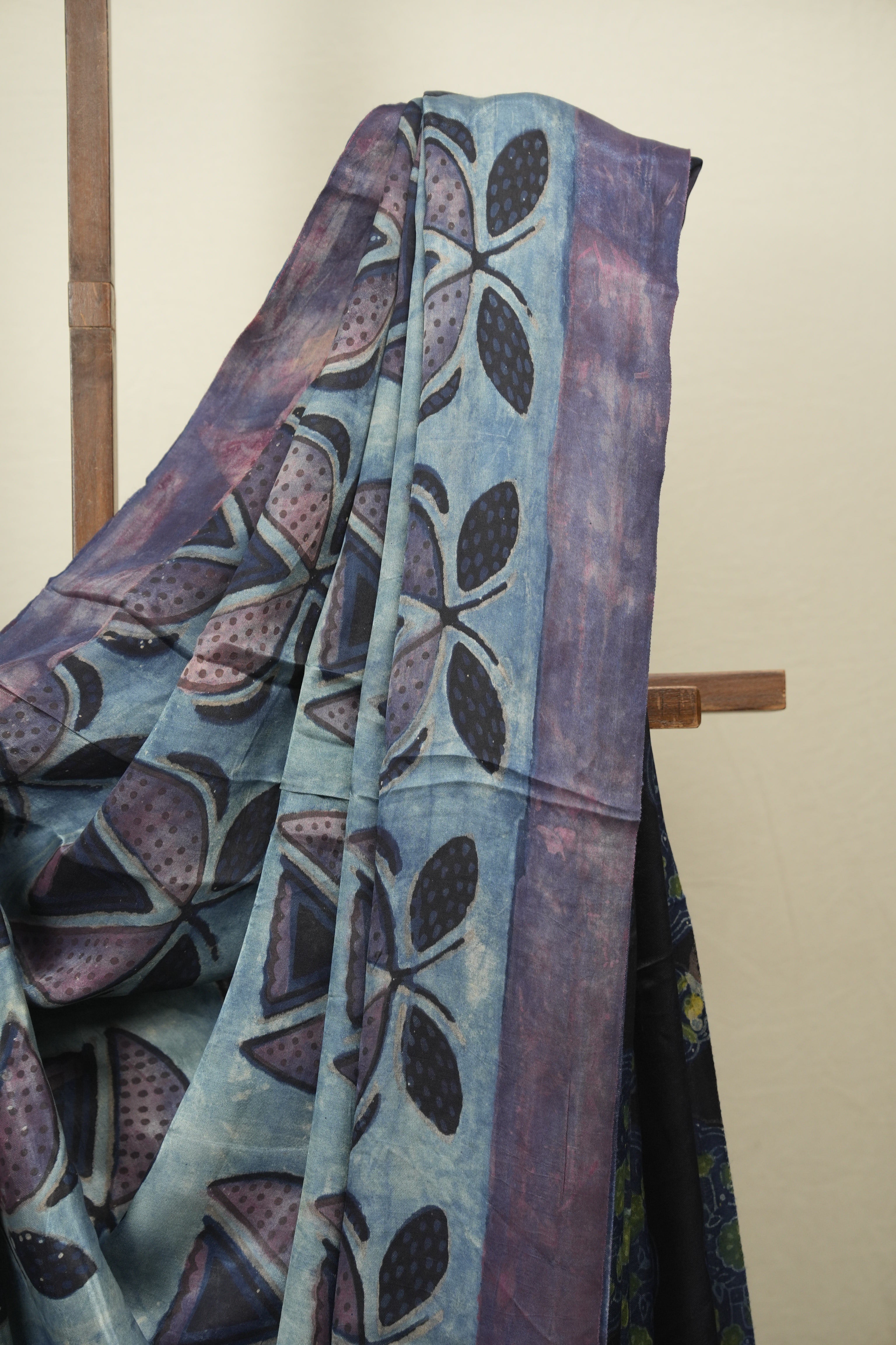 Blue HBP Modal Silk Saree - SRBMSS723