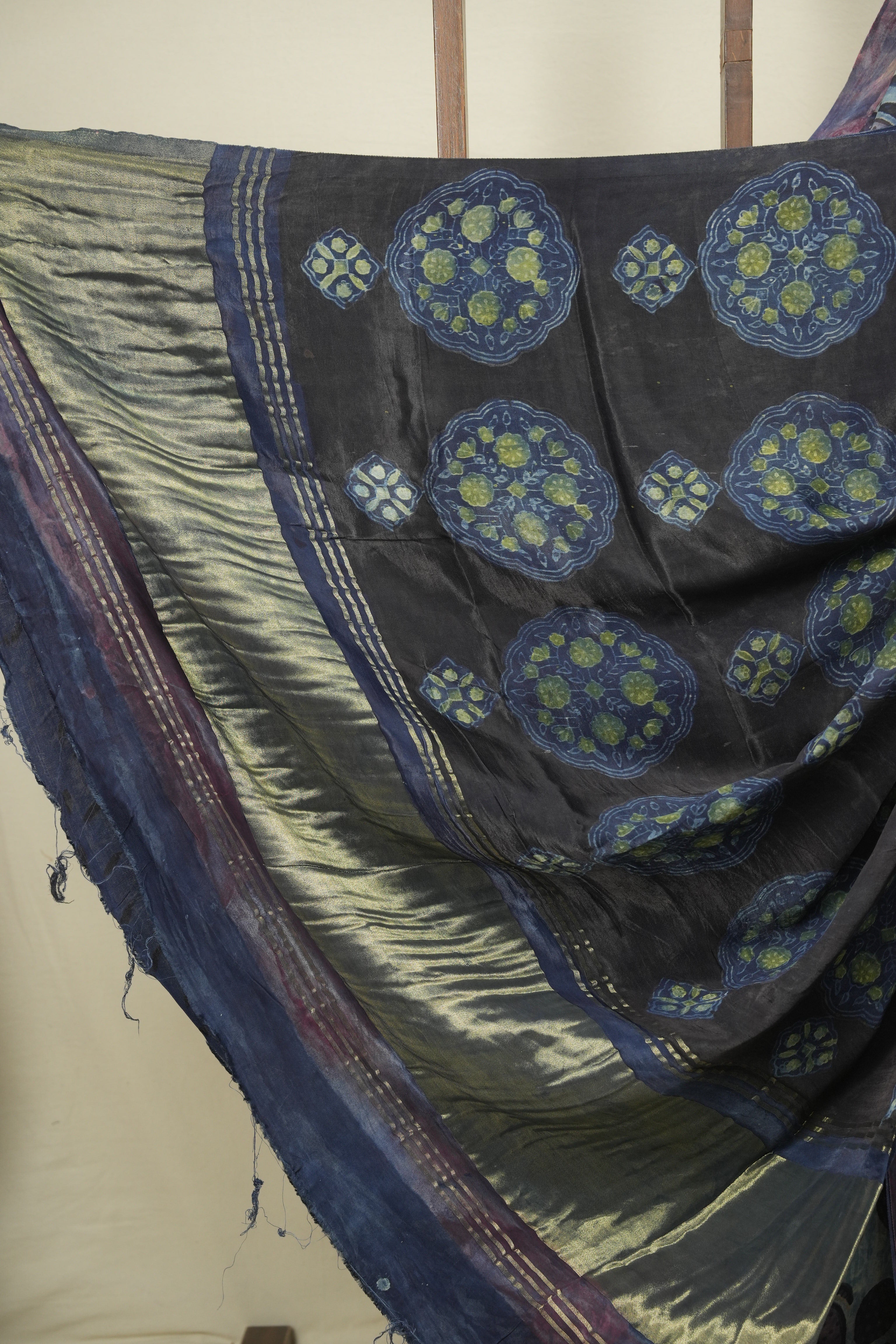 Blue HBP Modal Silk Saree - SRBMSS723