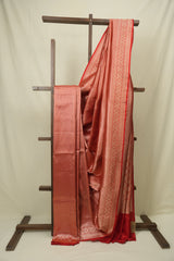 Red Banarasi Silk Saree - SRRBSS925