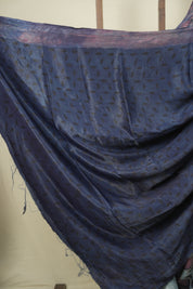 Blue HBP Modal Silk Saree - SRBMSS723