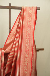 Red Banarasi Silk Saree - SRRBSS925