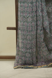 Light Blue Kota Doria Saree - SRLBKDS291
