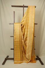 Yellow Banarasi Silk Saree - SRYBSS928