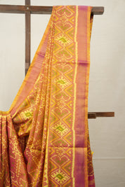 Dual Tone Pink Rajkot Patola Silk Saree - SRDTPRPSS491