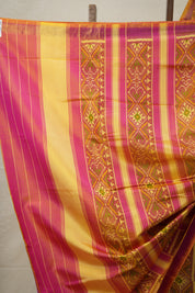 Dual Tone Pink Rajkot Patola Silk Saree - SRDTPRPSS491