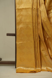 Yellow Banarasi Silk Saree - SRYBSS928
