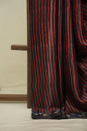 Brown- Red HBP Modal Silk Saree - SRBRMSS716
