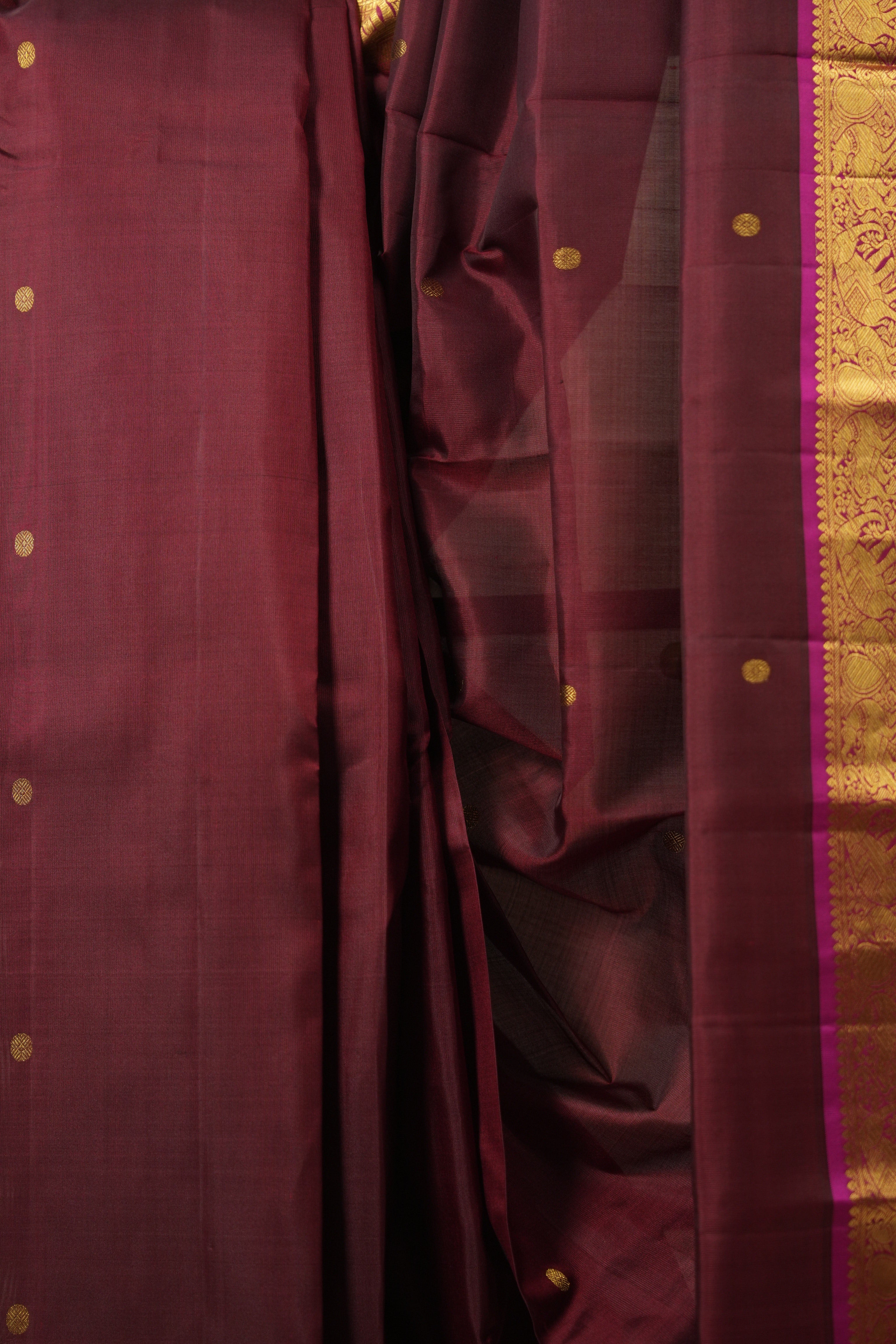 Maroon Kanjivaram Silk Saree - SRPKSS1000