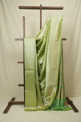 Pista Green Banarasi Silk Saree - SRPGBSS926