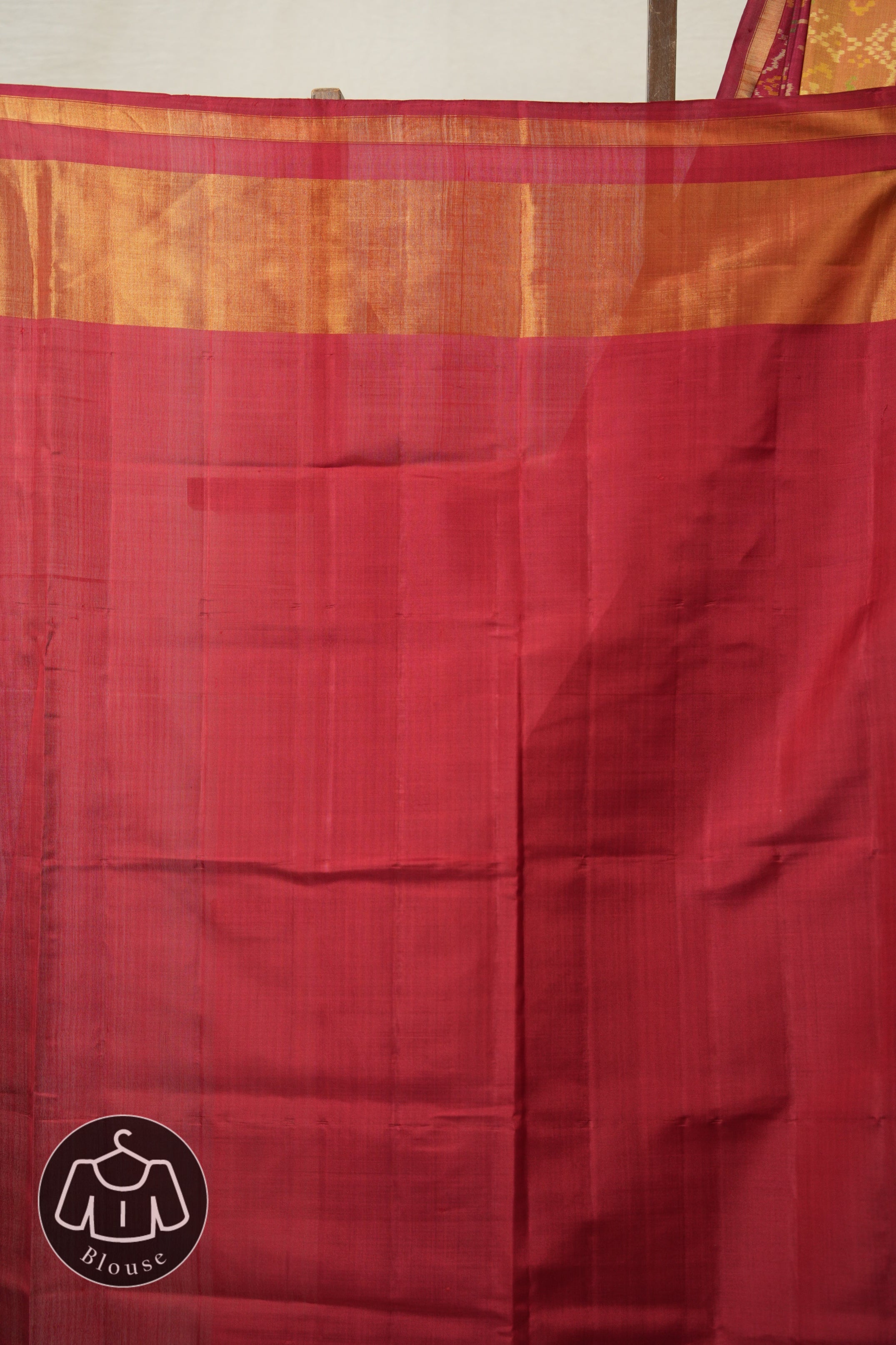 Maroon Red Rajkot Patola Silk Saree - SRMRRPSS495