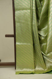 Pista Green Banarasi Silk Saree - SRPGBSS926