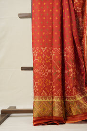 Red Rajkot Patola Silk Saree - SRRRPSS494
