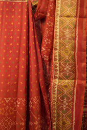 Red Rajkot Patola Silk Saree - SRRRPSS494