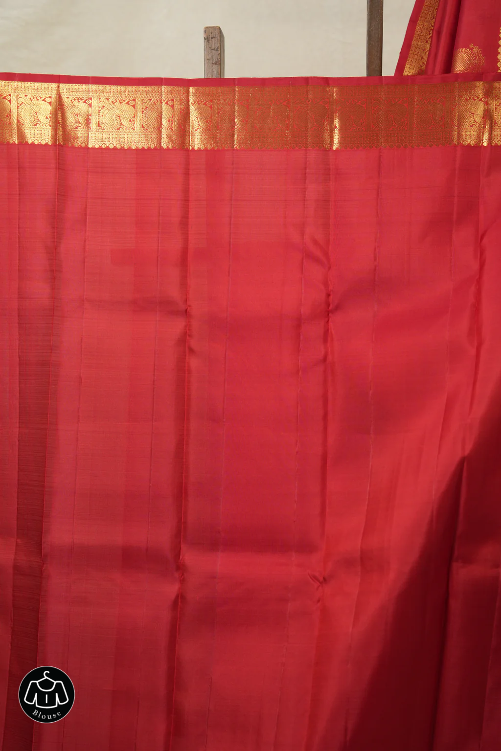 Red Kanjivaram Silk Saree - SRRKSS1018