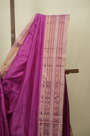 Magenta Narayan Peth Silk Saree - SRMNPSS02