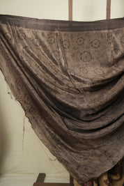Sand Brown HBP Modal Silk Saree - SRSBMSS722