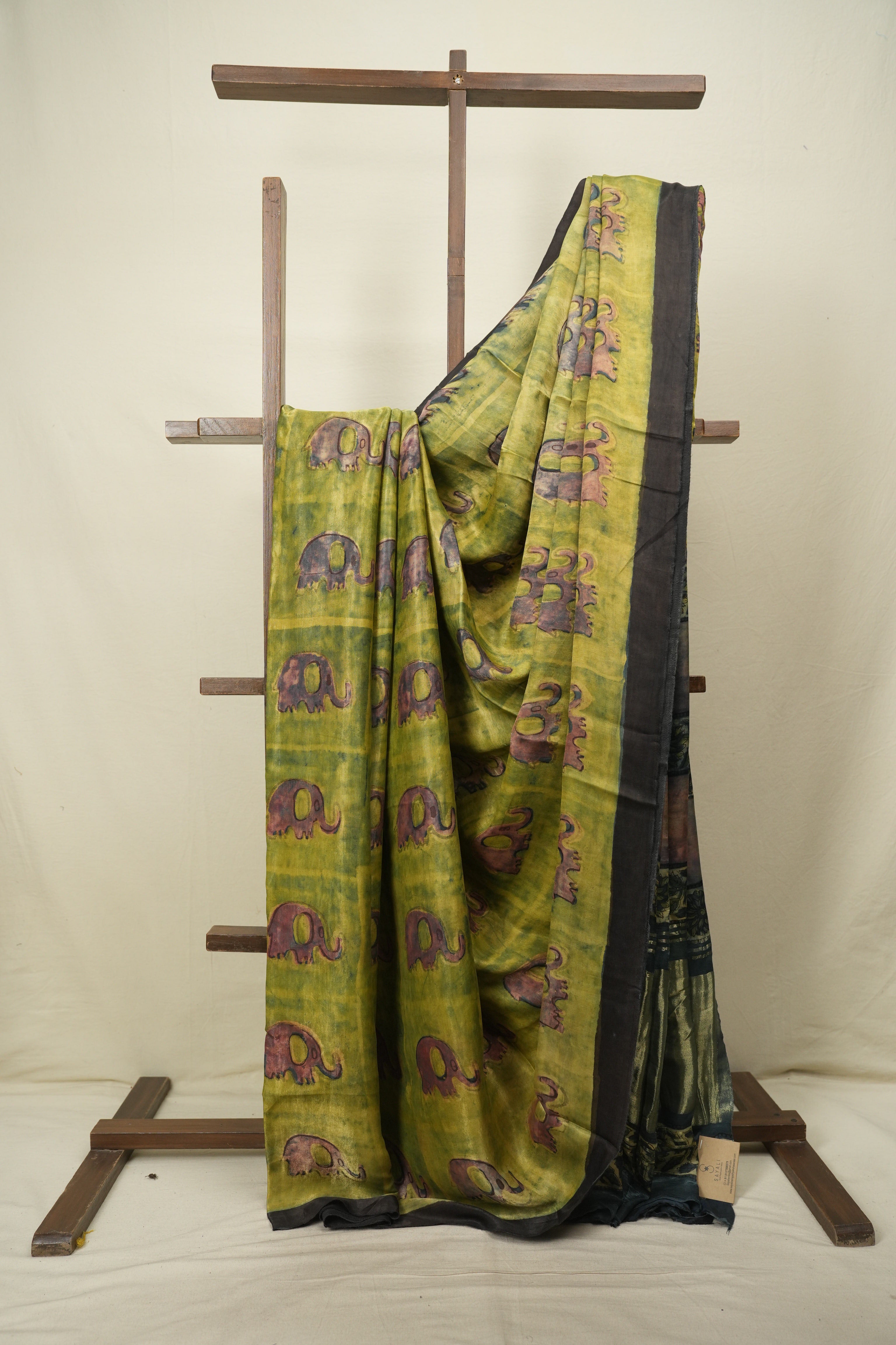 Light Green HBP Modal Silk Saree - SRLGMSS728