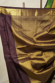 Forest Green Kanjivaram Silk Saree - SRFGKSS1022