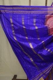 Peach Narayan Peth Silk Saree - SRPNPSS04