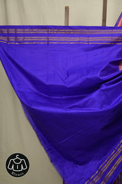 Peach Narayan Peth Silk Saree - SRPNPSS04