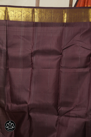 Brick Red Kanjivaram Silk Saree - SRBRKSS1021
