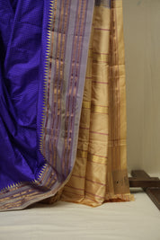 Royal Blue Narayan Peth Silk Saree - SRRBNPSS05