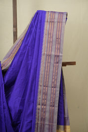 Royal Blue Narayan Peth Silk Saree - SRRBNPSS05