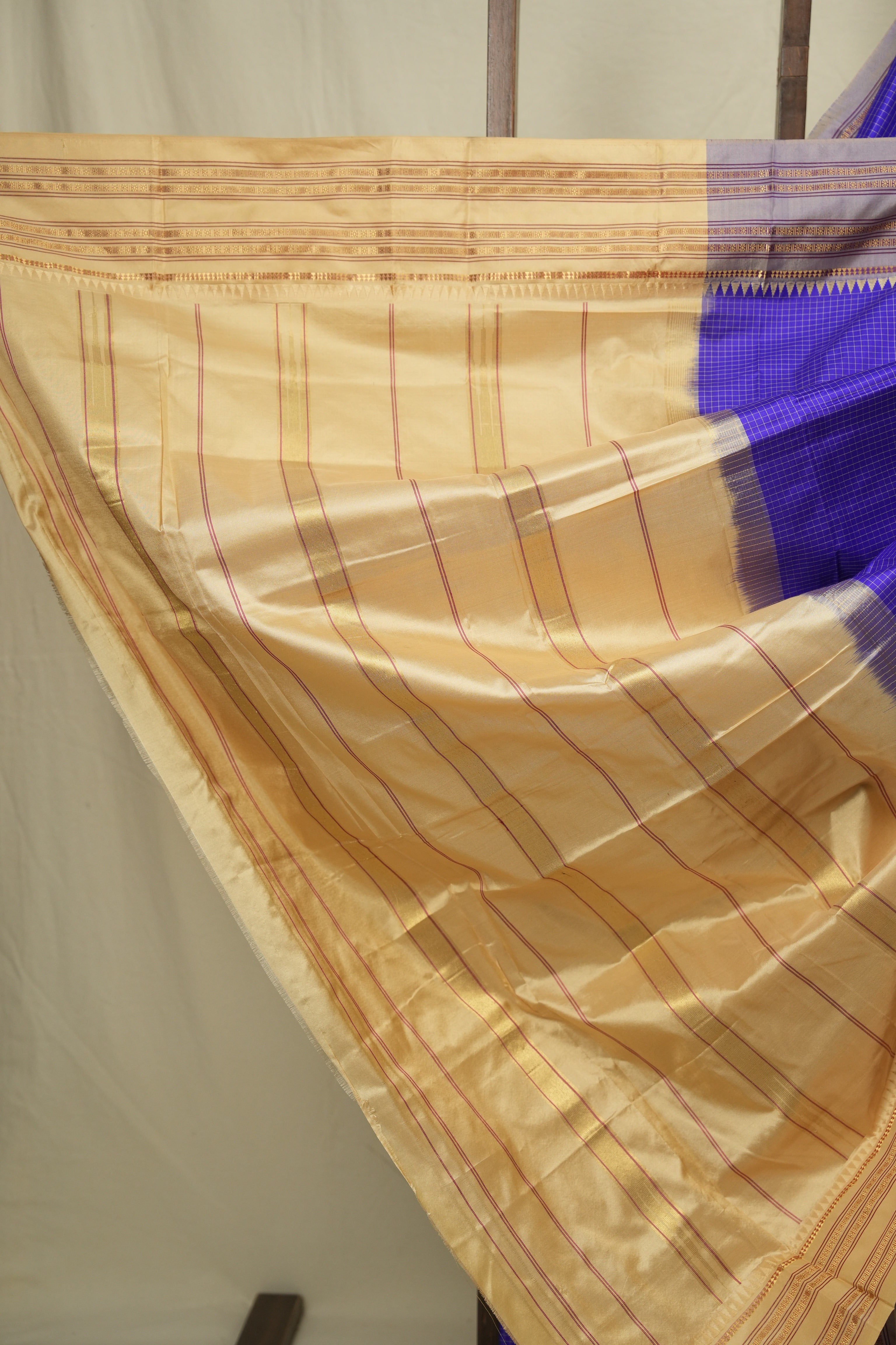 Royal Blue Narayan Peth Silk Saree - SRRBNPSS05