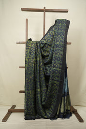 Green HBP Modal Silk Saree - SRGMSS725
