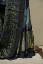 Green HBP Modal Silk Saree - SRGMSS725