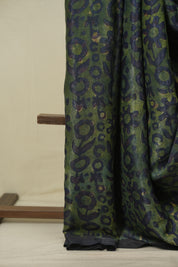 Green HBP Modal Silk Saree - SRGMSS725