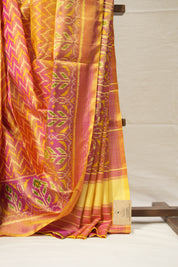 Rose Pink Rajkot Patola Silk Saree - SRRPRPSS501