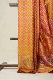 Rose Pink Rajkot Patola Silk Saree - SRRPRPSS501