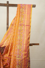 Rose Pink Rajkot Patola Silk Saree - SRRPRPSS501