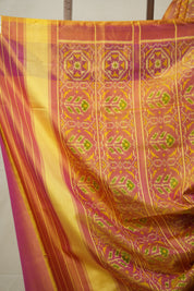 Rose Pink Rajkot Patola Silk Saree - SRRPRPSS501