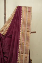 Wine Narayan Peth Silk Saree - SRWNPSS18