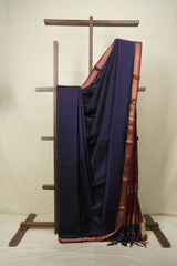 Purple Maheshwari Saree - SRPMS1345