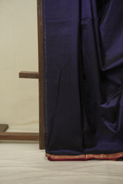 Purple Maheshwari Saree - SRPMS1345