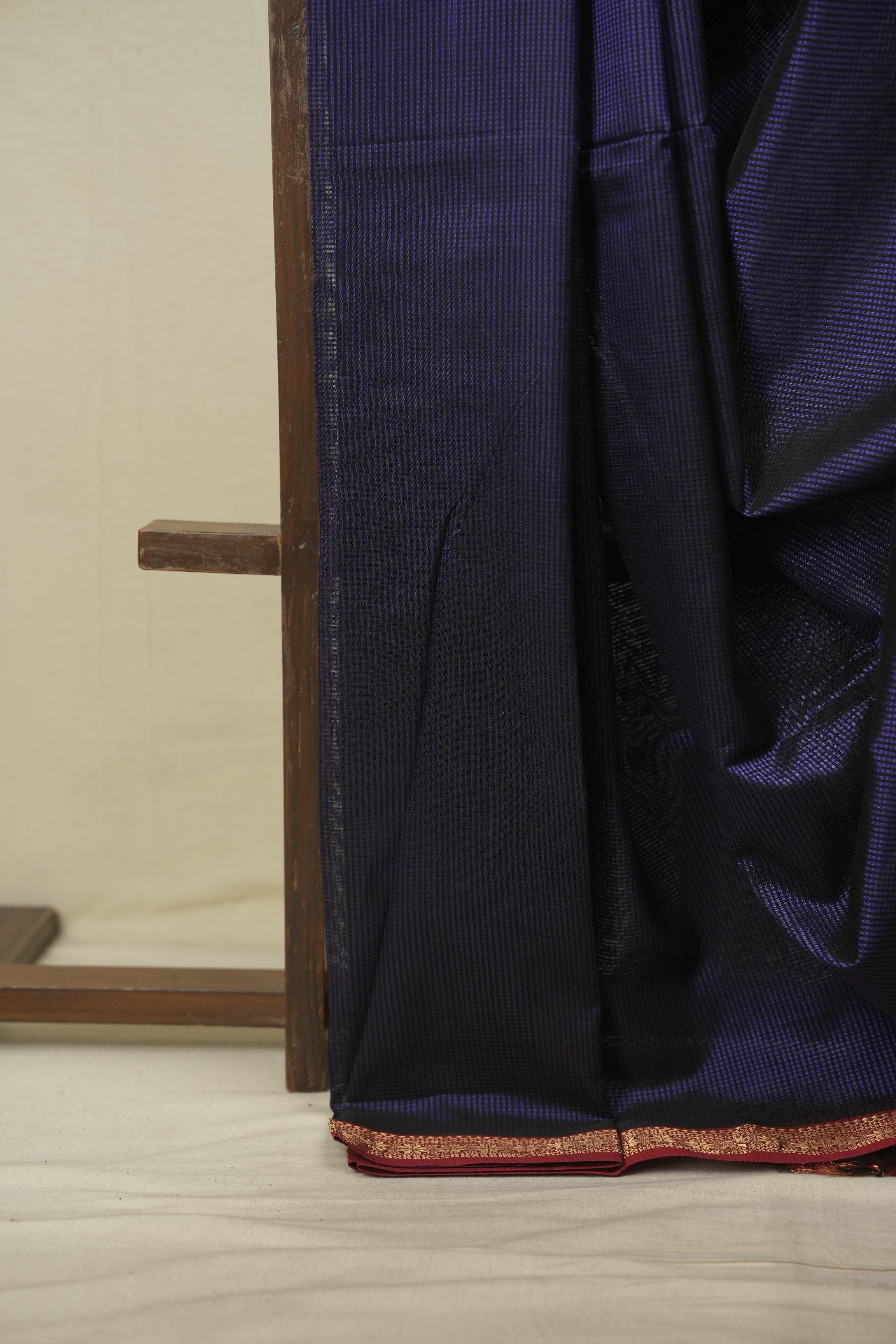Purple Maheshwari Saree - SRPMS1345