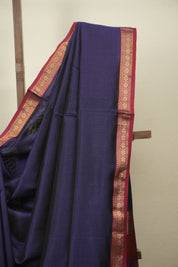 Purple Maheshwari Saree - SRPMS1345