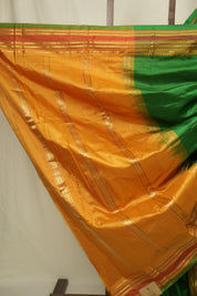 Green Narayan Peth Silk Saree - SRGNPSS17