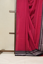 Red Cotton Ilkal Saree  - SRRCIS579