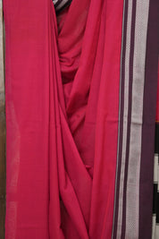 Red Cotton Ilkal Saree  - SRRCIS579
