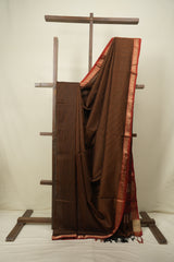 Brick Maheshwari Saree- SRBMS1346