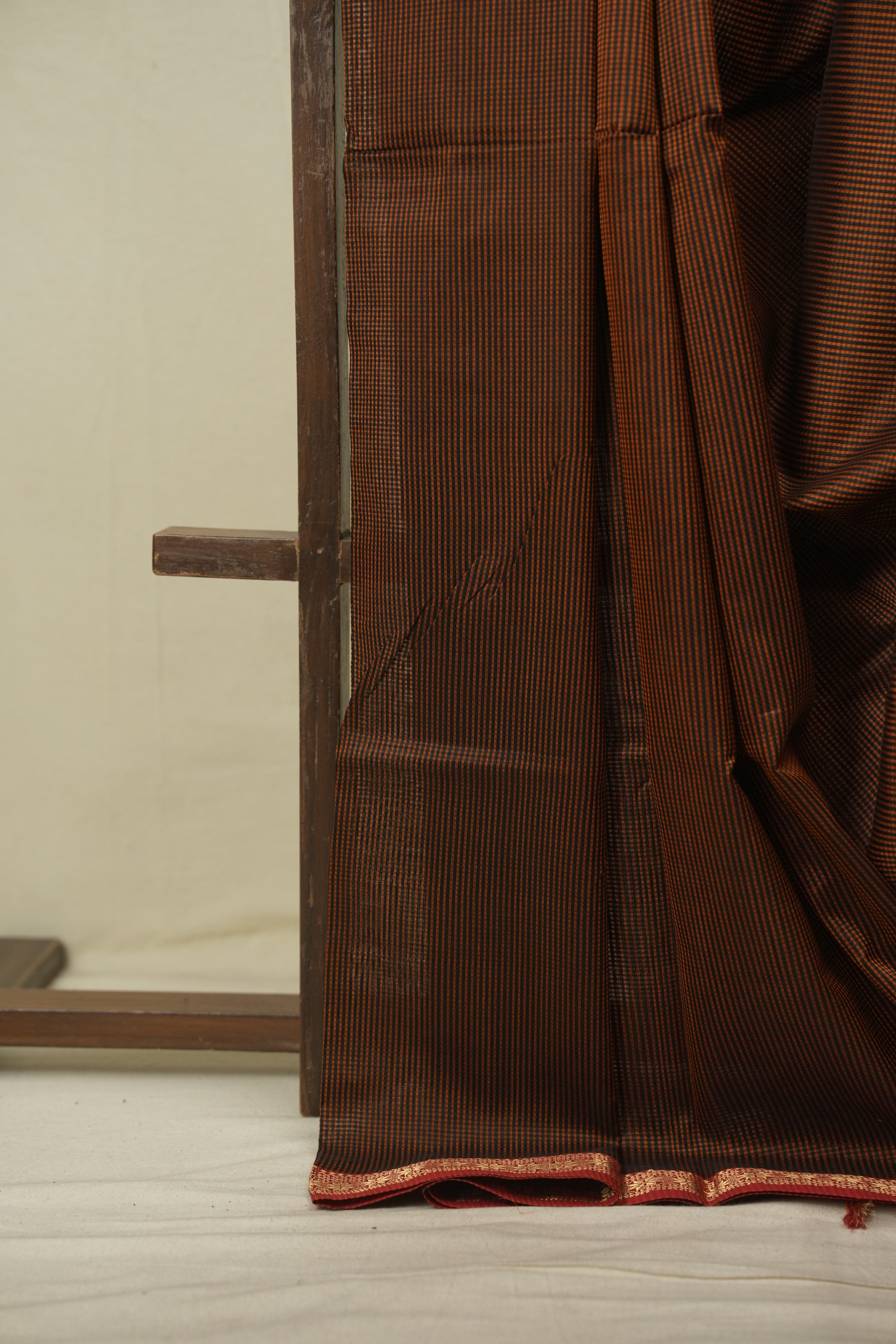 Brick Maheshwari Saree- SRBMS1346